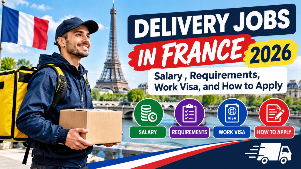 Delivery Jobs in France 2026 eurojob99.com