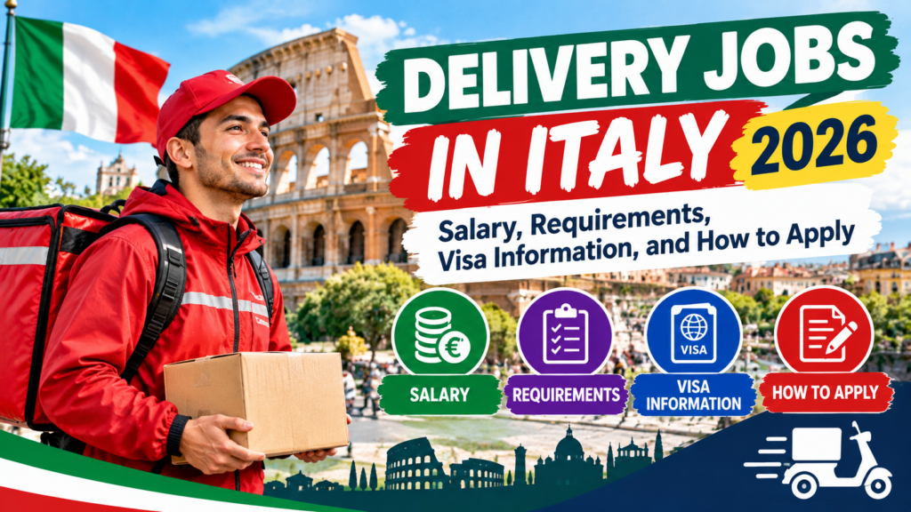 Delivery Jobs in Italy 2026